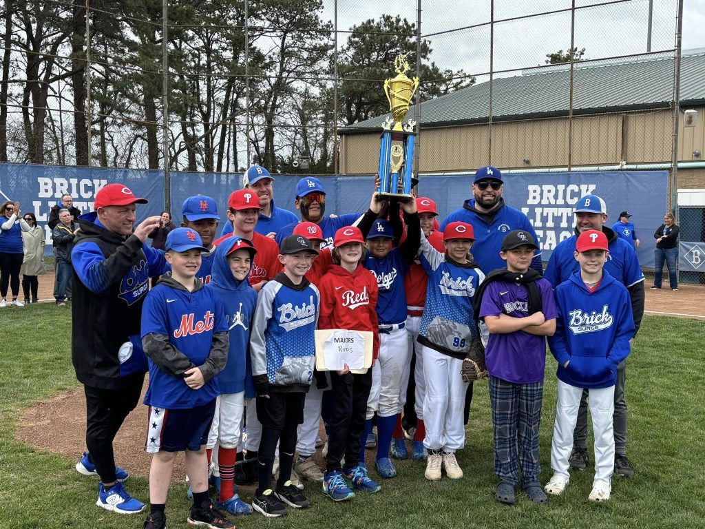 Participants celebrate the 2024 Brick Little League Opening Day Ceremonies. (Photo: Brick Little League)