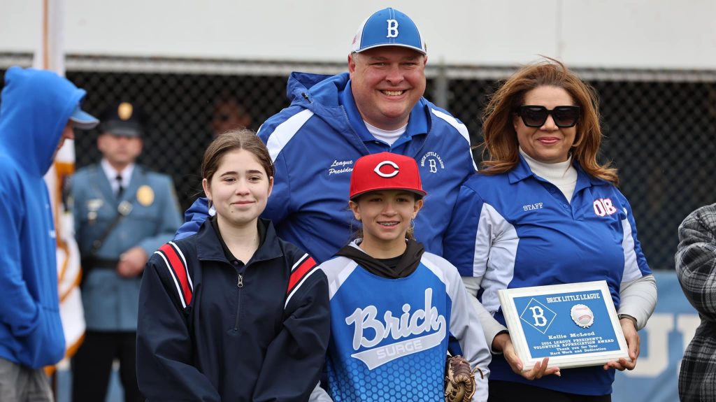 Participants celebrate the 2024 Brick Little League Opening Day Ceremonies. (Photo: Brick Little League)