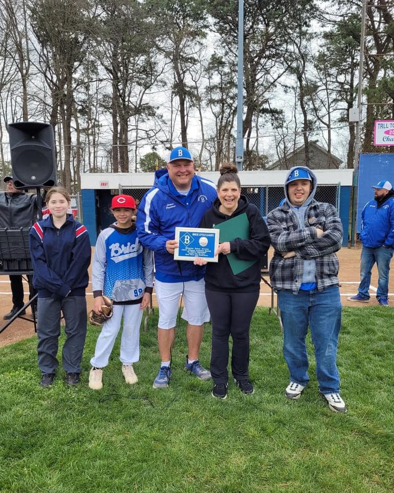 Participants celebrate the 2024 Brick Little League Opening Day Ceremonies. (Photo: Brick Little League)