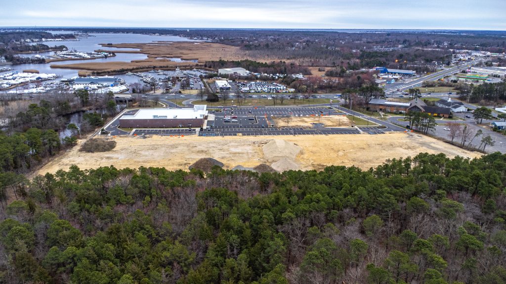 The future site of a proposed sports dome in Brick Township, April 2024. (Photo: Shorebeat)