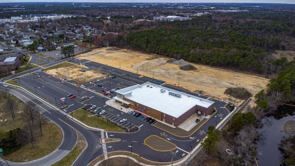 The future site of a proposed sports dome in Brick Township, April 2024. (Photo: Shorebeat)