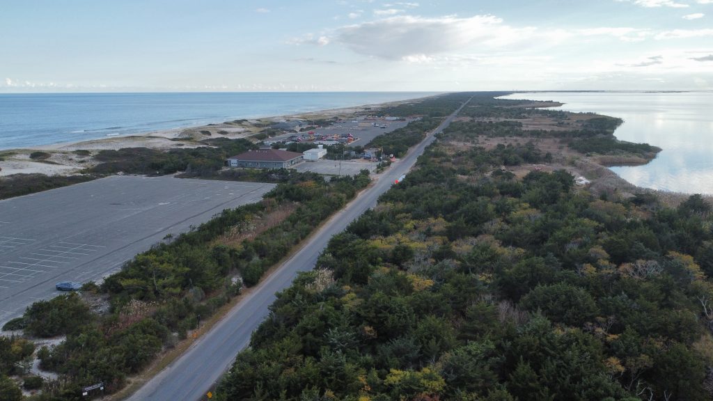 Island Beach State Park, as seen from Barnegat Bay. (Photo: Shorebeat)