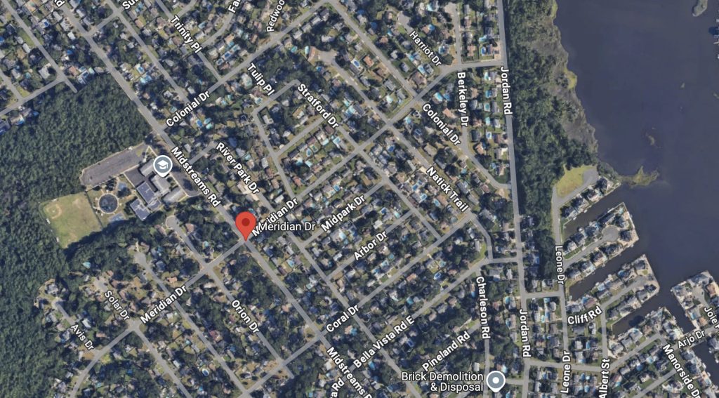 Meridian Drive, Brick, N.J. (Credit: Google Maps)